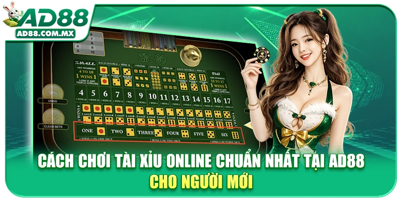 Cách chơi tài xỉu online chuẩn nhất tại AD88 cho người mới